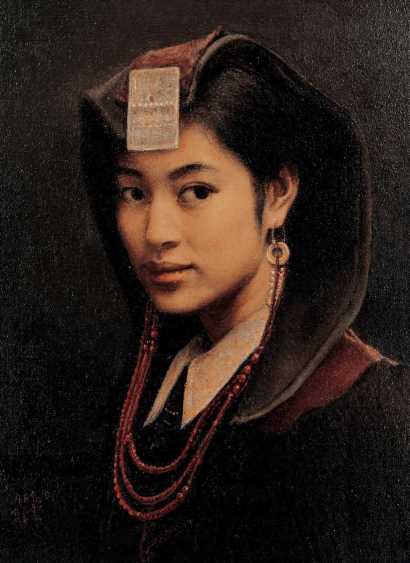 杨飞云 1989年作 彝族少女
